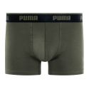 Lot de 3 Boxers homme Coton Kaki/Noir Everyday Basics - Puma
