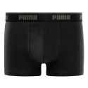 Lot de 3 Boxers homme Coton Kaki/Noir Everyday Basics - Puma