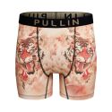 Boxer homme Polyester Rose/Orange/Noir/Blanc/Beige Imprimé - Pull In