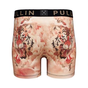 Boxer homme Polyester Rose/Orange/Noir/Blanc/Beige Imprimé - Pull In