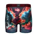 Boxer homme Polyester Noir/Rouge/Orange/Bleu/Vert/Rose Imprimé - Pull In