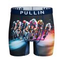 Boxer homme Polyester Noir/Bleu marine/Blanc/Rose/Jaune/Rouge/Orange/ Imprimé - Pull In