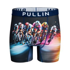 Boxer homme Polyester Noir/Bleu marine/Blanc/Rose/Jaune/Rouge/Orange/ Imprimé - Pull In