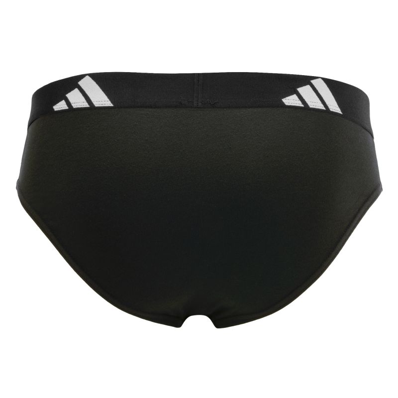 Lot de 2 Slips homme Coton Noir Uni - Adidas