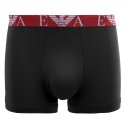 Lot de 3 Boxers homme Coton Bleu/Bleu Marine/Noir/Rouge Uni - Emporio Armani