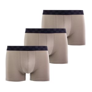 Lot de 3 Boxers homme Coton Camel/Noir - Impetus