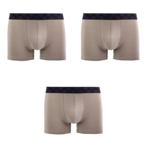 Lot de 3 Boxers homme Coton Camel/Noir - Impetus
