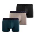 Lot de 3 Boxers homme Coton Vert sapin/Camel/Noir - Impetus