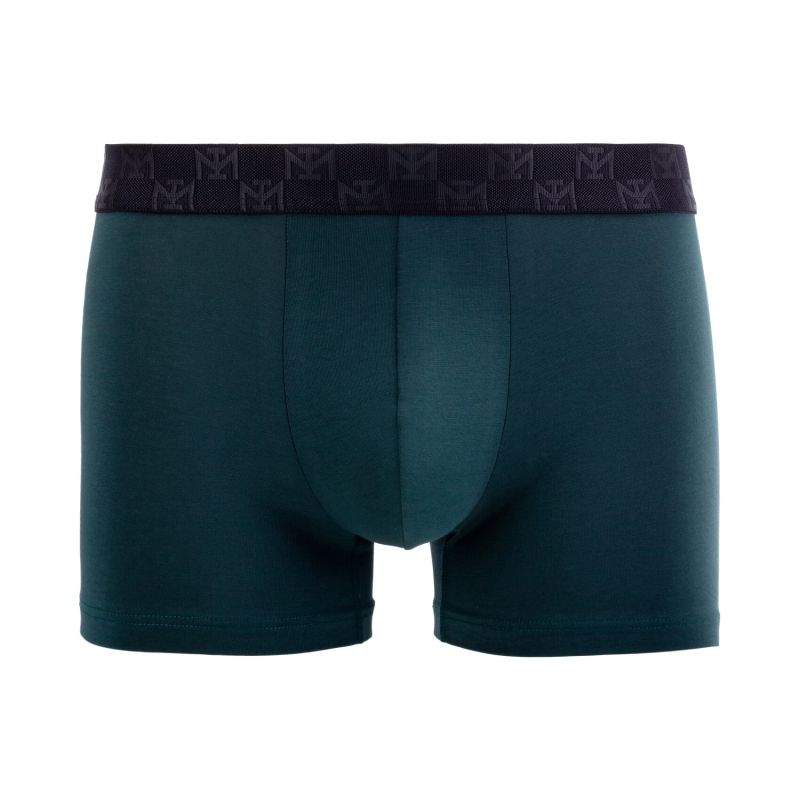 Lot de 3 Boxers homme Coton Vert sapin/Camel/Noir - Impetus