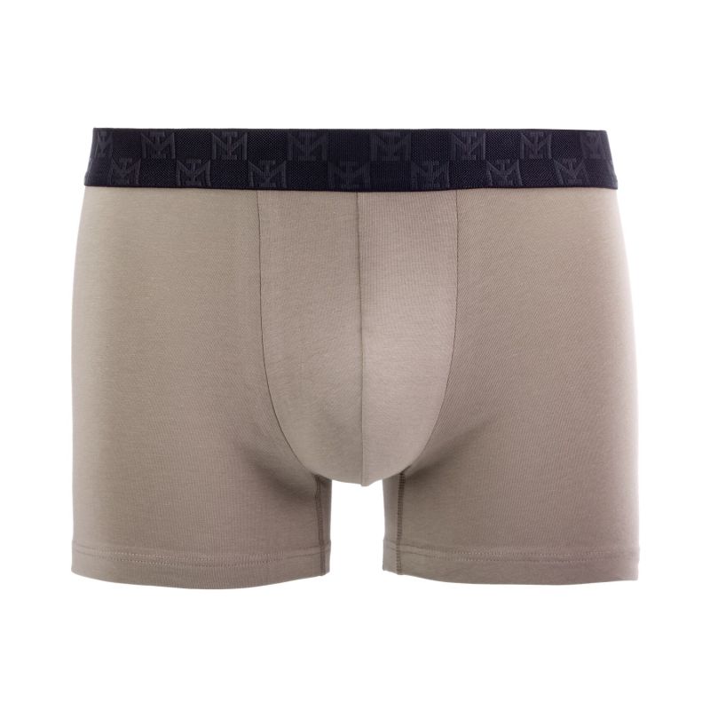 Lot de 3 Boxers homme Coton Vert sapin/Camel/Noir - Impetus
