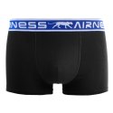 Lot de 5 Boxers homme Coton Noir/Bleu/Rouge/Gris Uni - Airness