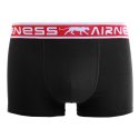Lot de 5 Boxers homme Coton Noir/Bleu/Rouge/Gris Uni - Airness