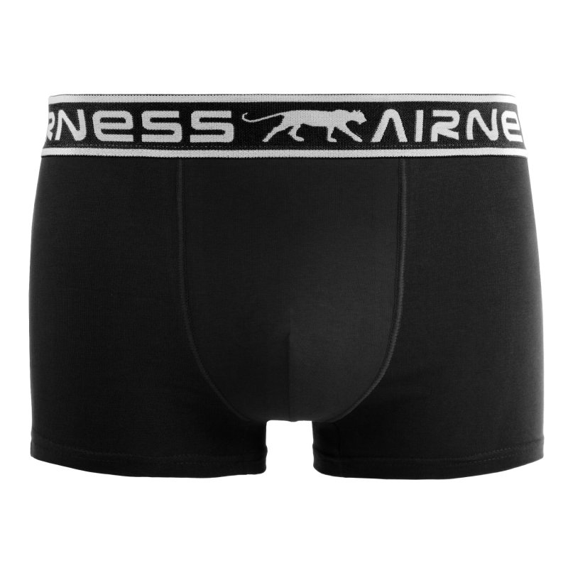 Lot de 5 Boxers homme Coton Noir/Bleu/Rouge/Gris Uni - Airness