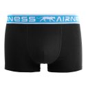 Lot de 5 Boxers homme Coton Noir/Bleu/Rouge/Gris Uni - Airness