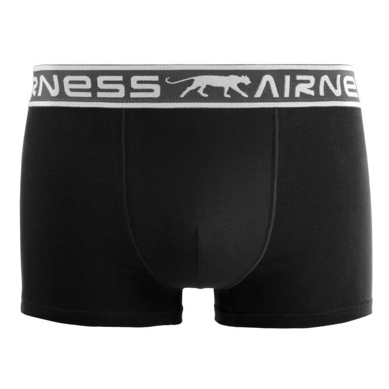 Lot de 5 Boxers homme Coton Noir/Bleu/Rouge/Gris Uni - Airness