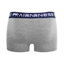 Lot de 5 Boxers homme Coton Bleu/Vert/Noir/Gris Uni - Airness