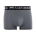 Lot de 5 Boxers homme Coton Noir/Rouge/Gris Uni - Airness
