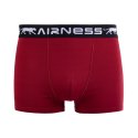Lot de 5 Boxers homme Coton Noir/Rouge/Gris Uni - Airness