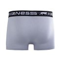 Lot de 5 Boxers homme Coton Noir/Rouge/Gris Uni - Airness