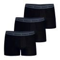 Lot de 3 Boxers homme Coton Noir/Gris Uni - Eminence