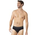 Lot de 3 Slips homme Coton Noir Uni - Eminence