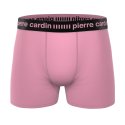 Lot de 4 Boxers homme Polyester Rose/Noir/Turquoise/Jaune/Bleu foncé Uni - Pierrecardin