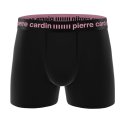 Lot de 4 Boxers homme Polyester Rose/Noir/Turquoise/Jaune/Bleu foncé Uni - Pierrecardin
