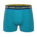 Lot de 4 Boxers homme Polyester Rose/Noir/Turquoise/Jaune/Bleu foncé Uni - Pierrecardin