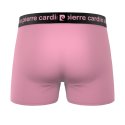 Lot de 4 Boxers homme Polyester Rose/Noir/Turquoise/Jaune/Bleu foncé Uni - Pierrecardin