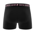Lot de 4 Boxers homme Polyester Rose/Noir/Turquoise/Jaune/Bleu foncé Uni - Pierrecardin