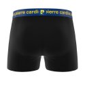 Lot de 4 Boxers homme Polyester Rose/Noir/Turquoise/Jaune/Bleu foncé Uni - Pierrecardin