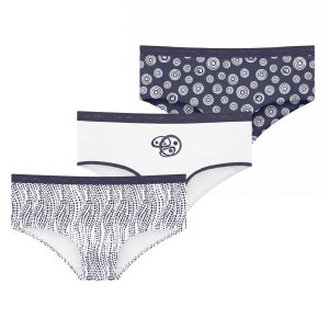 Lot de 3 Culottes femme Coton Confort, Discrète (sous les vêtements), Flatlock, Respirant, Stretch Uni - Pierrecardin