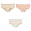 Lot de 3 Culottes femme Coton Confort, Discrète (sous les vêtements), Flatlock, Respirant, Stretch Imprimé - Pierrecardin