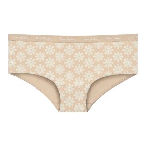 Lot de 3 Culottes femme Coton Confort, Discrète (sous les vêtements), Flatlock, Respirant, Stretch Imprimé - Pierrecardin