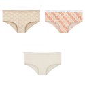 Lot de 3 Culottes femme Coton Confort, Discrète (sous les vêtements), Flatlock, Respirant, Stretch Imprimé - Pierrecardin