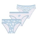 Lot de 3 Slips femme Coton Bleu Imprimé - Pierrecardin