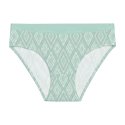 Lot de 3 Slips femme Coton Vert Uni - Pierrecardin