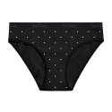 Lot de 3 Slips femme Coton Noir Uni - Pierrecardin