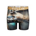 Boxer homme Polyester Noir/Vert/Doré Imprimé - Pull In