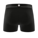 Lot de 3 Boxers homme Polyamide Kaki/Orange/Gris clair/Jaune/Noir/Blanc Uni - Serge Blanco