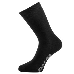 Lot de 10 Paires de Chaussettes homme Ville Casual, Mode Noir/Bleu foncé Uni - Serge Blanco