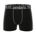 Lot de 3 Boxers homme Polyamide Kaki/Orange/Noir/Beu foncé/Jaune/Gris Uni - Umbro