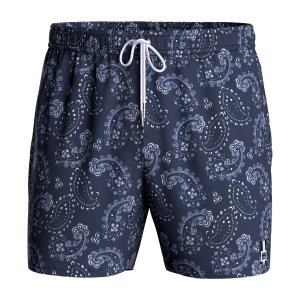 Maillot de bain homme Poches, Séchage rapide Imprimé Bleu foncé - Impetus