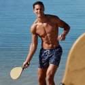 Maillot de bain homme Poches, Séchage rapide Imprimé Bleu foncé - Impetus