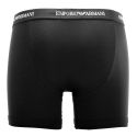 Lot de 3 Boxers homme Coton Blanc/Bleu Marine/Noir/Gris Uni - Emporio Armani