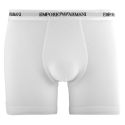 Lot de 3 Boxers homme Coton Blanc/Bleu Marine/Noir/Gris Uni - Emporio Armani