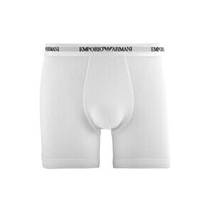 Lot de 3 Boxers homme Coton Blanc Uni - Emporio Armani
