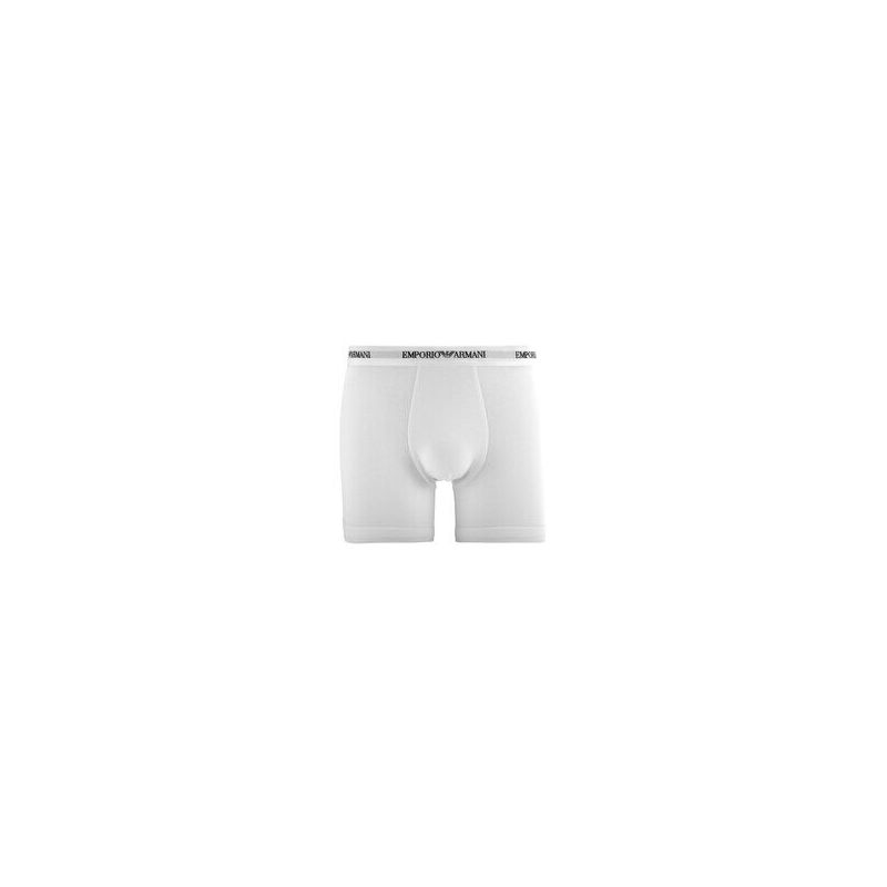 Lot de 3 Boxers homme Coton Blanc Uni - Emporio Armani