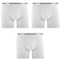 Lot de 3 Boxers homme Coton Blanc Uni - Emporio Armani