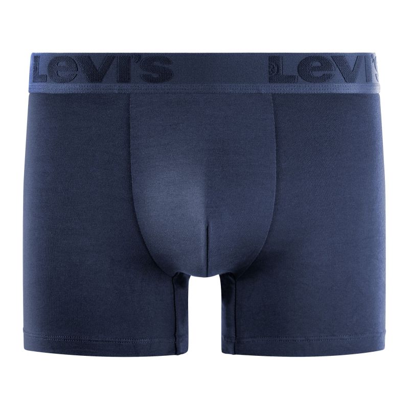 Lot de 3 Boxers Premium Homme Coton Bleu Unis - Levis